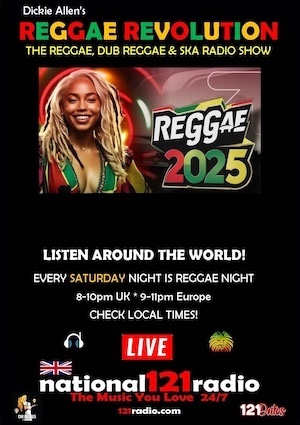 Poster advertising reggae revolution 2025