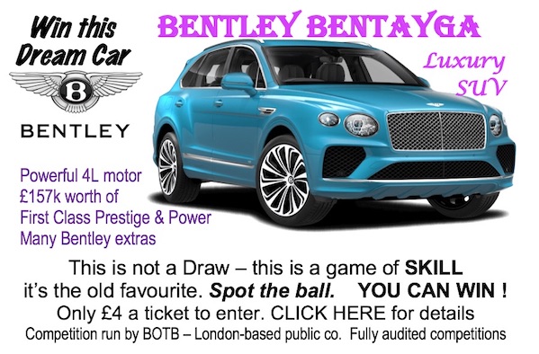 Win a Bentley advert