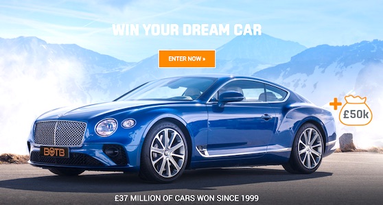 Win this Blue Bentley