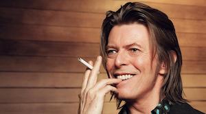 David Blowie smoking