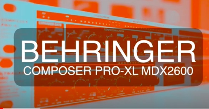 Behringer MDX2600 orange Logo
