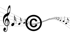 Music Stave and copyright symbol