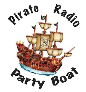 Pirate radio Party Boat logo
