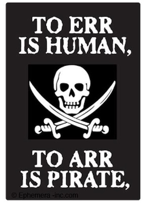 To Arr is to Pirate 