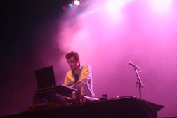 DJ in a purple haze