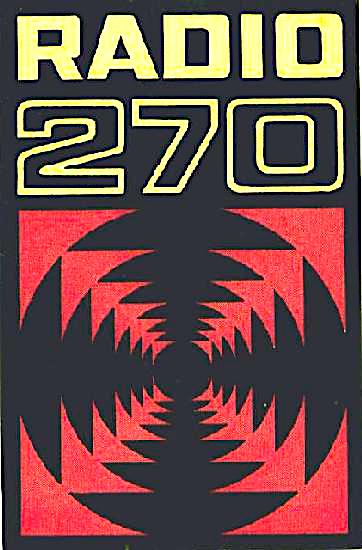 Radio 270 purple sticker